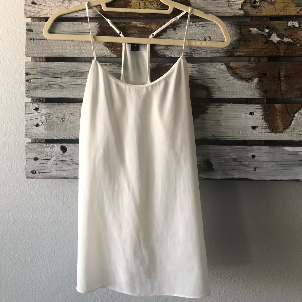 jcrew factory: white tank top